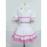 HeartCatch PreCure Cure Rhythm White Pink Cosplay Costume