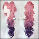 League of Legends Seraphine Pink Purple Blue Cosplay Wigs