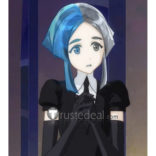 Land of the Lustrous Houseki no Kuni Euclase Blue Gray Cosplay Wig