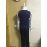 Yuri on Ice Skating EP2 Young Yurio Yuri Plisetsky White Blue Cosplay Costume