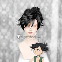 Dororo Thief Black Ponytail Cosplay Wig