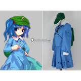 Touhou Project Nitori Kawashiro Blue Cosplay Costume