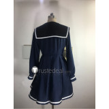 Zombie Land Saga Zonbi Rando Saga Junko Konno Dark Blue Sailor Cosplay Costume