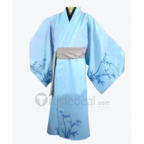Hakuouki Okita Souji Bamboo Prints Kimono 1