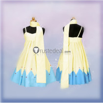 Macross Frontier Ranka Lee Yellow Dress Cosplay Costume