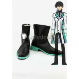Mahouka Koukou no Rettousei Shiba Tatsuya Black Cosplay Boots Shoes