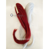 My Hero Academia Boku no Hero Academia Shouto Todoroki Red White Ponytails Cosplay Wig