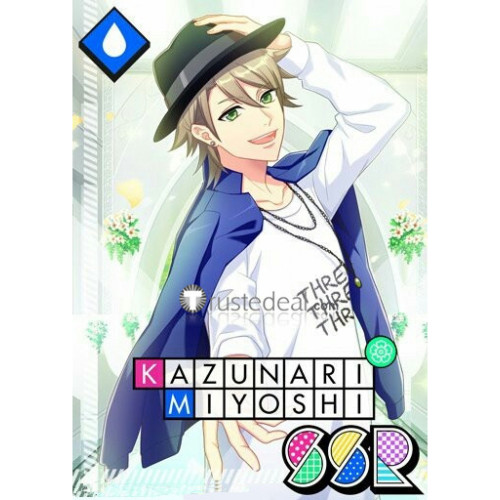Act! Addict! Actors! A3! Summer Troupe Miyoshi Kazunari Brown Blonde Cosplay Wig