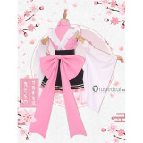 Kimetsu no Yaiba Demon Slayer Nezuko Kanao Shinobu Mitsuri Muzan Maid Kimono Cosplay Costumes