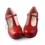 Wine Lolita Summer Footwear