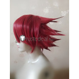 Twin Star Exorcists Sousei no Onmyouji Shimon Ikaruga Kamui Red Purple Cosplay Wig