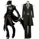 BLAZBLUE Hazama Black Red Cosplay Costume