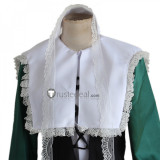 Rozen Maiden Suiseiseki Jade Stern Green Lolita Cosplay Costume