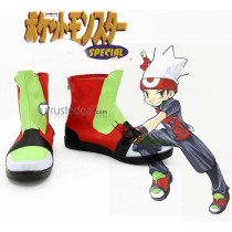Pokemon Advanced Ruby Green Red Cosplay Shoes Boots