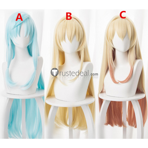 Arifureta Shokugyou de Sekai Saikyou Yue Shea Haulia Blonde Blue Cosplay Wigs