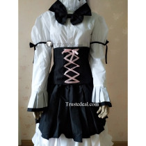 Blend S Hideri Kanzaki White Black Lolita Dress Cosplay Costume