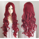 Wine Red Curl Long Cosplay Wig
