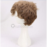 Fantastic Beasts Newt Scamander Brown Curl Cosplay Wig