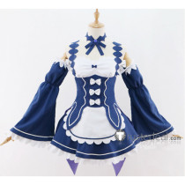 Re Zero Kara Hajimeru Isekai Seikatsu Twins Rem Ram Small Devil Demon Maid Cosplay Costumes