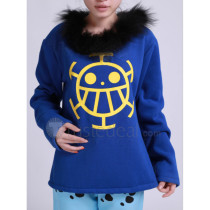 One Piece Trafalgar Law Blue Cosplay Costume