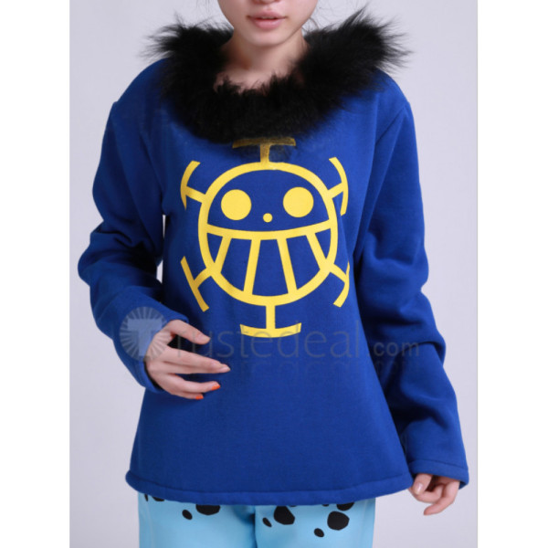 One Piece Trafalgar Law Blue Cosplay Costume