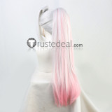 League of Legends LOL Spirit Blossom Battle Academia Yasuo Yone Silver White Pink Ponytail Black Cosplay Wig