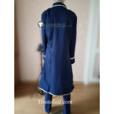 FullMetal Alchemist Fuhrer King Bradley Blue Uniform Cosplay Costume