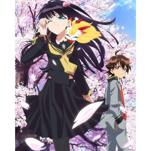 Twin Star Exorcists Sousei no Onmyouji Benio Adashino Cosplay School Uniform