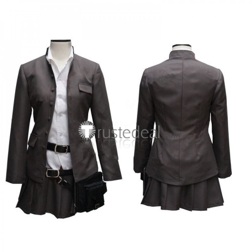 PUBG PlayerUnknown's Battlegrounds Female Role Grey Uniform Cosplay costume