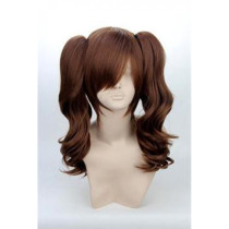 Gintama Shimura Tae Two Braids Brown Cosplay Wig