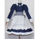 Hetalia Axis Powers Belarus Byelorussia Natasha Alfroskaya Blue Maid Cosplay Costume