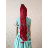 RWBY Pyrrha Nikos Long Wine Red Ponytail Cosplay Wig