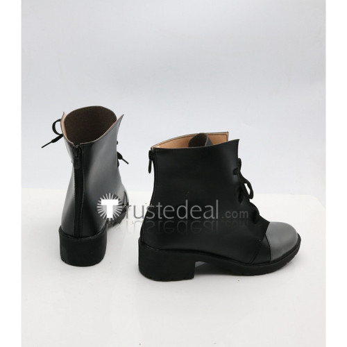 Angel of Slaughter Satsuriku no Tenshi Zack Isaac Foster Black Cosplay Shoes Boots