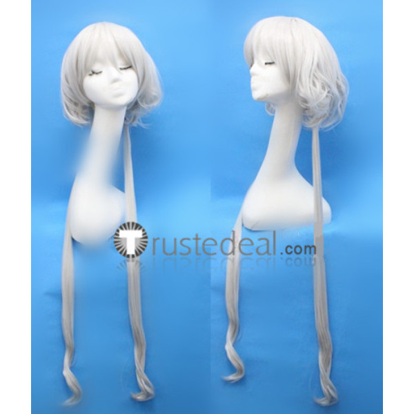 Zombie Land Saga Zonbi Rando Saga Junko Konno Silver Gray Cosplay Wig