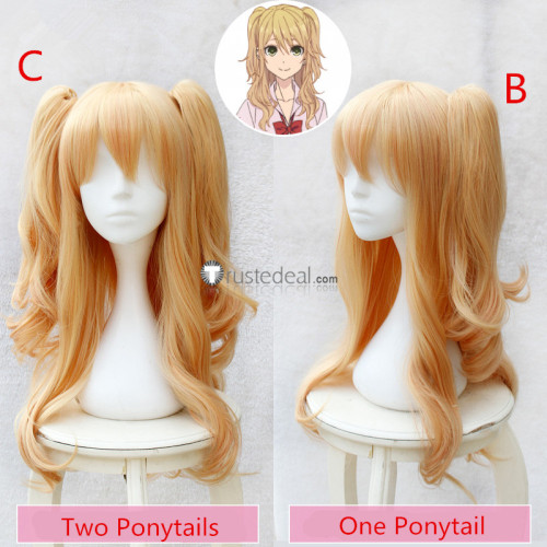 Citrus Yuzu Aihara Yellow Ponytails Cosplay Wig