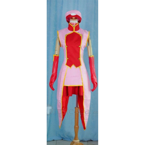 Red and Pink Cardcaptor Sakura Cosplay Costume