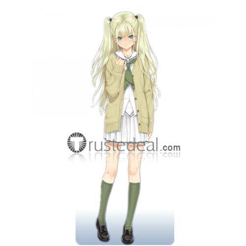 Bishoujo Mangekyou Kannagi Yuuri Yuuma Kagarino Kirie White Sailor School Cosplay Costumes