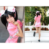 Love Live Nico Yazawa Cheongsam Pink Cosplay Costume