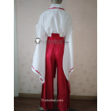 InuYasha Kikyo Miko Red White Kimono Cosplay Costume