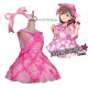 The Idolmaster Cinderella Girls Mayu Sakuma Pink Dress Cosplay Costume