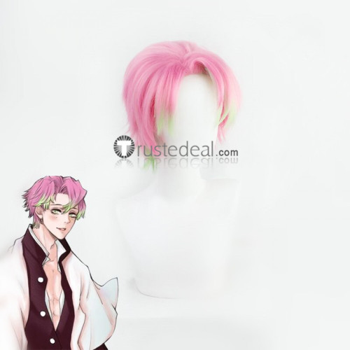 Kimetsu no Yaiba Demon Slayer Male Mitsuri Kanroji Kanao Tsuyuri Tengen Uzui Cosplay Wig