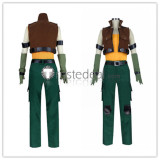 Yu-Gi-Oh! 5D's Crow Hogan Green Cosplay Costume