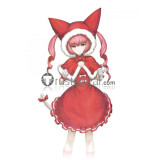 Steins Gate Faris NyanNyan Rumiho Akiha Christmas Cosplay Costume