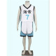 Kurokos Basketball Kaijo Kise Ryota White Uniform Cosplay Costume
