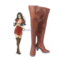 Violet Evergarden Cattleya Baudelaire Brown Cosplay Shoes Boots