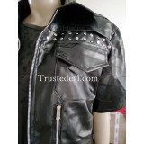 Final Fantasy XV 15 Noctis Lucis Caelum Black Cosplay Costume PU Version