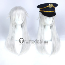 Tokyo Ghoul Ken Kaneki Genderbend Silver Cosplay Wig