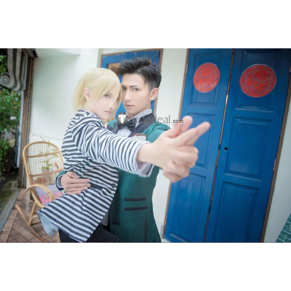 Yuri on Ice Yurio Yuri Plisetsky Stripe Suits Cosplay Costume