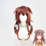 Vtuber Virtual YouTuber Hololive Inugami Korone Brown Cosplay Wigs