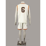 Kurokos Basketball Shutoku White Sportswear Cosplay Costume
